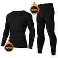 Mens Thermal Underwear Set Long Sleeve Top and Bottom