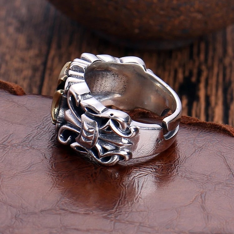 Punk Cross Ring for Men – Adjustable Gothic Design, Retro Street Fashion Jewelry