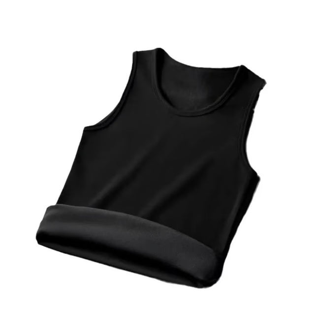 Autumn Winter Thermal Underwear, Men's Sleeveless Vest, Warm Thickening Thermo Lingerie, Thermal Undershirt Top