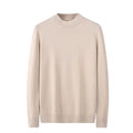 Men's Sweater, Half Polo Turtle Neck, Loose Fit Knit Top, Autumn Winter Base Layer